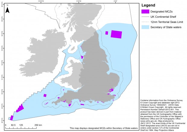 Map of MCZ zones