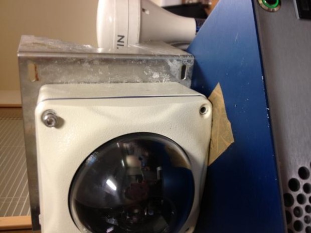Camera, part of monitoring equipment used on board fishing vessels taking part in the catch quota trials